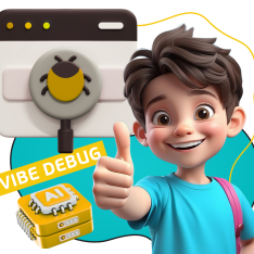 Тестирование & Vibe Debug. Охотники за багами - КИБЕРшкола программирования для детей, компьютерные курсы для школьников, начинающих и подростков - KIBERone г. Истра