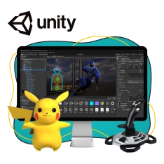 Мир игр на Unity 2D на популярном движке + AI-помощники - КИБЕРшкола программирования для детей, компьютерные курсы для школьников, начинающих и подростков - KIBERone г. Истра