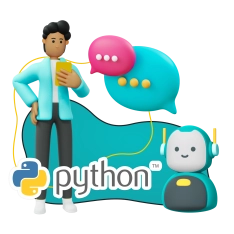 Умный чат-бот на Python на Telegram - КИБЕРшкола программирования для детей, компьютерные курсы для школьников, начинающих и подростков - KIBERone г. Истра