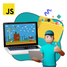 Программирование на JavaScript. Учимся создавать игры! - КИБЕРшкола программирования для детей, компьютерные курсы для школьников, начинающих и подростков - KIBERone г. Истра