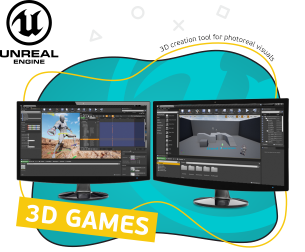 Unreal Engine 4. Игровой движок - Школа программирования для детей, компьютерные курсы для школьников, начинающих и подростков - KIBERone г. Истра